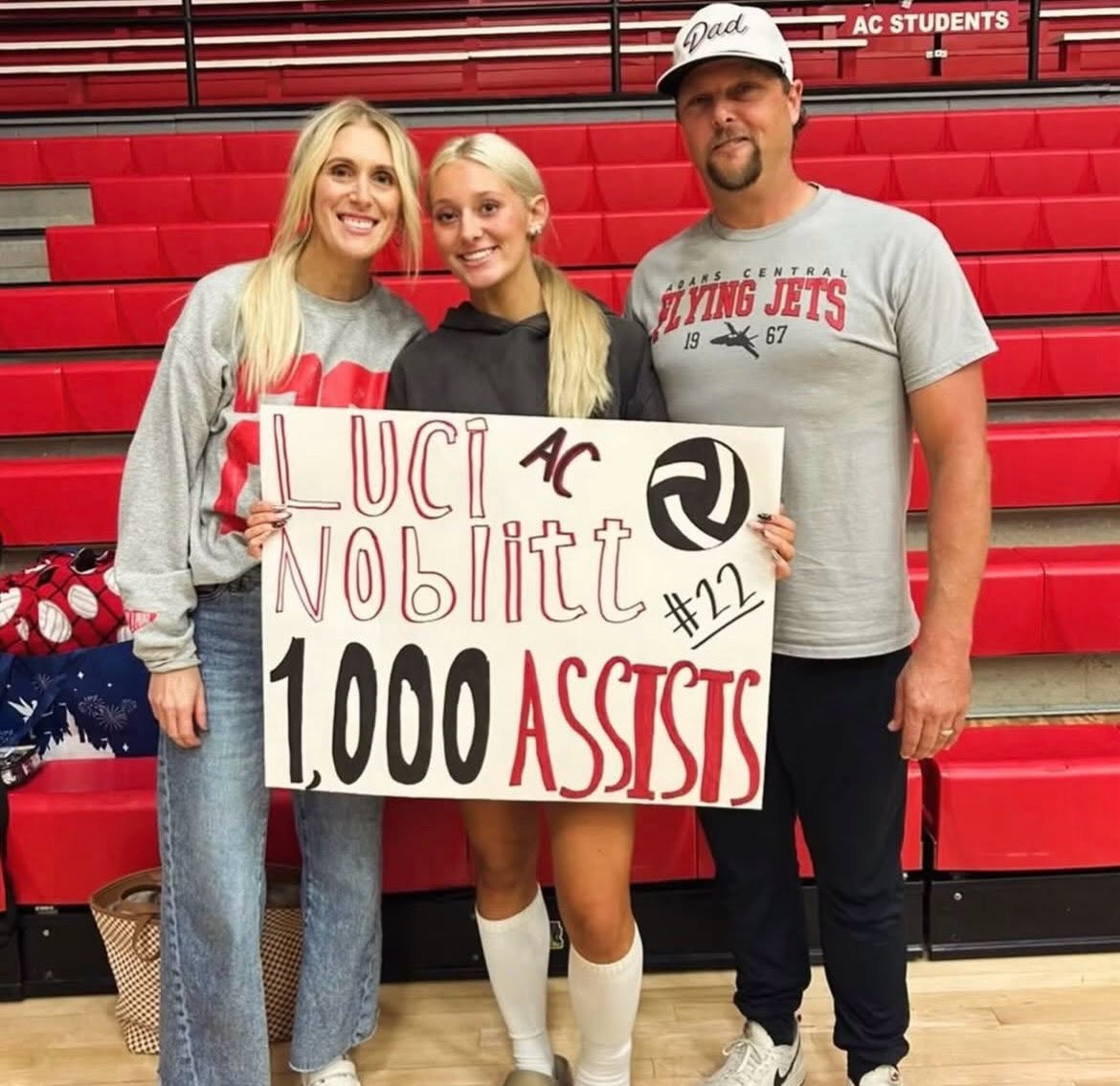 SummitVB_'s tweet photo. 1,000 ASSISTS! 

Congratulations to Luci Noblitt on reaching 1,000 career assists at Adams Central! What a milestone. 

Ready to make your mark? 

Summit Fall Tryouts are October 18! 

Register today: https://t.co/5jA17hyY7y https://t.co/DJLxWtqG3Z