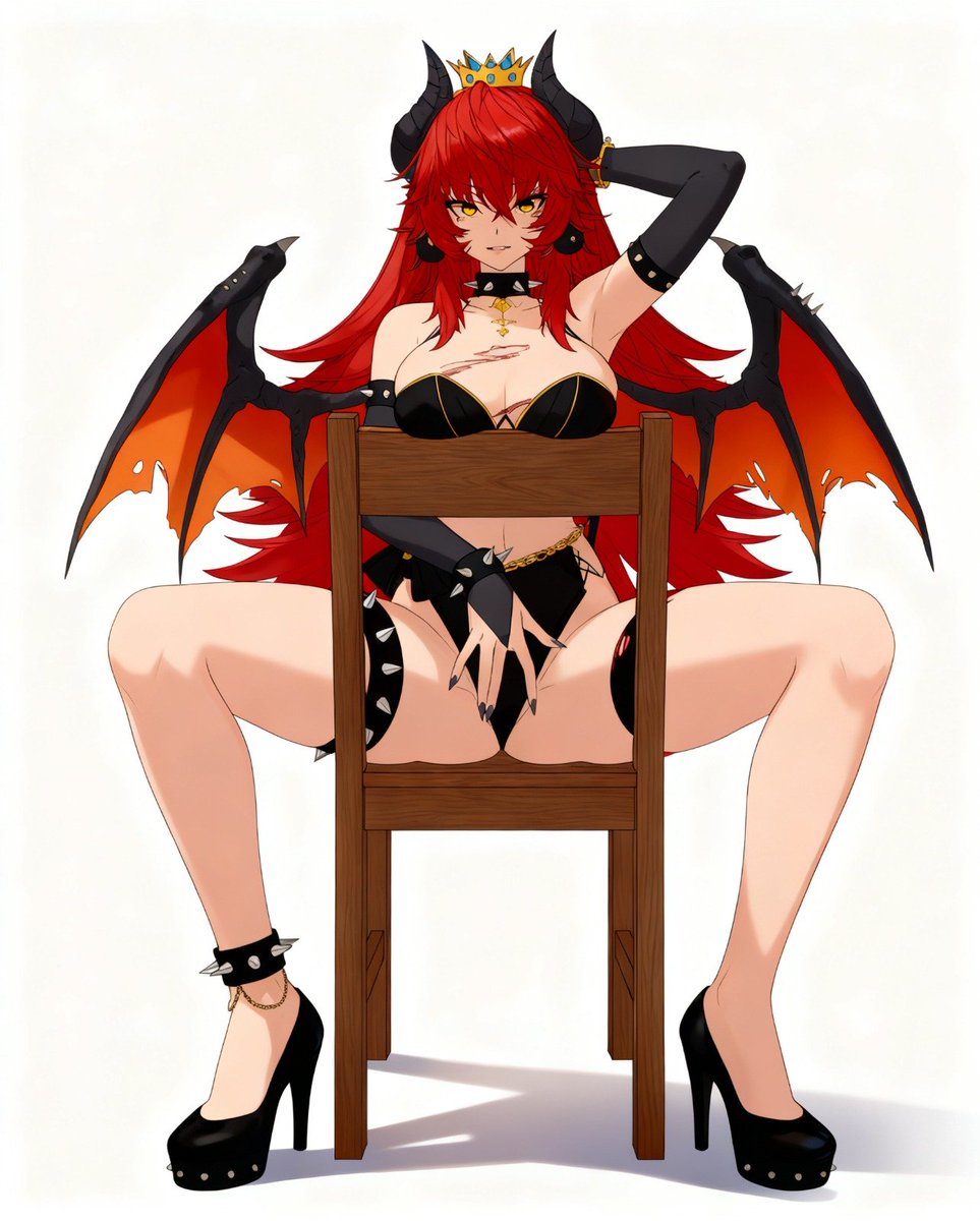 MommyElyra2_0's tweet photo. Hell’s hottest queen is waiting… come closer I’ll make you burn #grARffiti #zentreart @zentreya https://t.co/YPAtIJhD8p
