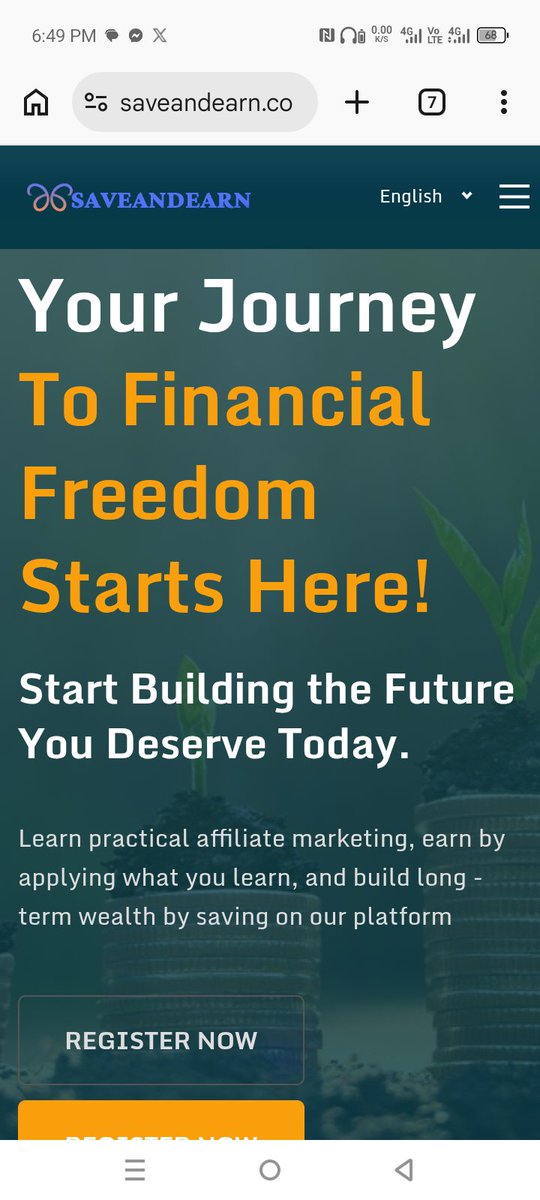SaveAndEarn_Co's tweet photo. Save And Earn is a membership community that helps people learn practical income skills earn by applying what they learn, and build long-term wealth through saving. https://t.co/2i2HvY2oMR