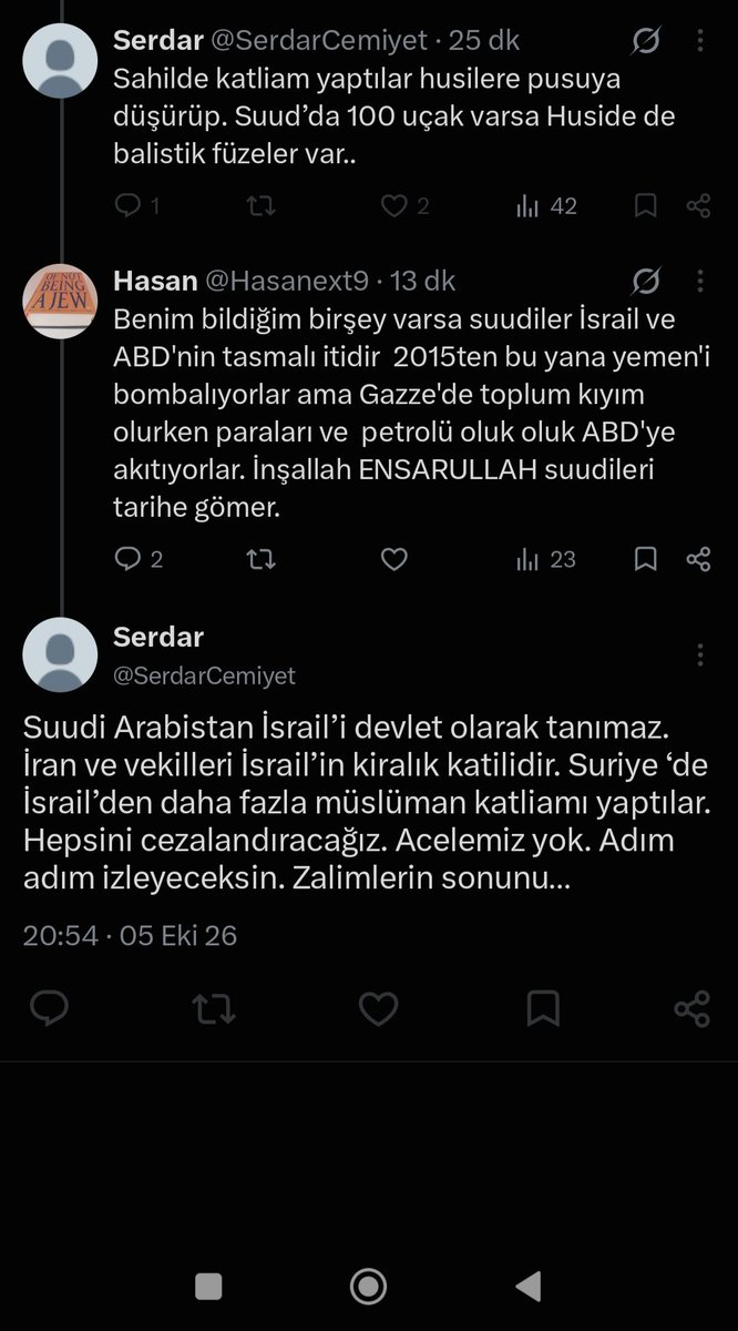 Hasanext9's tweet photo. @SerdarCemiyet @Ufukbay03660604 @h_useyin987 Serdarcığım niye beni engelledin ki ?  Söylediklerimin hepsi hakikatti vereceğim cevaptan dahi tırsıp engellemeye gerek yoktu. https://t.co/vnUp4lZvcR