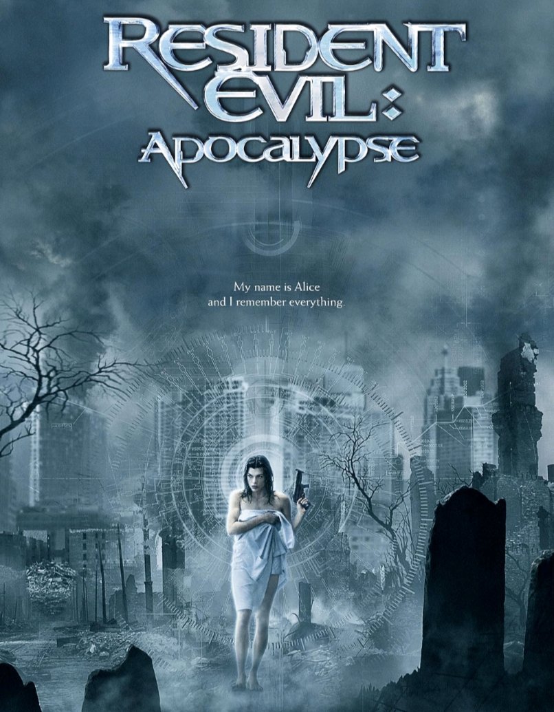 KWWinter10's tweet photo. #JustWatched Resident Evil: Apocalypse (2004). Alice (Milla Jovovich) wakes up in a hospital and discovers the zombies from Umbrella are now loose on the streets of Raccoon City. She must get out of the city before a nuclear bomb is detonated there. Good action &amp; kills. 4/5. https://t.co/EsIuSvbjLN