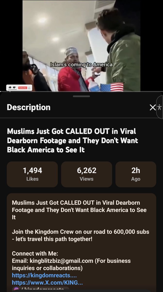 gntlflwr's tweet photo. https://t.co/C9rwcgZxAR
Muslims RATTLED Over a Viral Dearborn Wake-Up and They Dont Want Black America to See It
#DenounceShariaLaw #VoteSmarter #NoCommunistSocialists #NoMorePedophiles #BrainExplosion #BOOM
#BioChemicalWarFair I didn't misspell that. My entire life and my lineage.....๐คฏ๐คฎ๐ญโค๏ธโ๐ฅโ๏ธ๐๐๐ฏ๐๐๐โก๏ธโจ๏ธ๐๐
#VoteNoShariaLaw #SaveOurChildren
#VoteRed #SaveAmerica #EndUsefulIdiots ##SendThemBack2TheirDeserts
#LoneStarTickRadioactiveInfestation