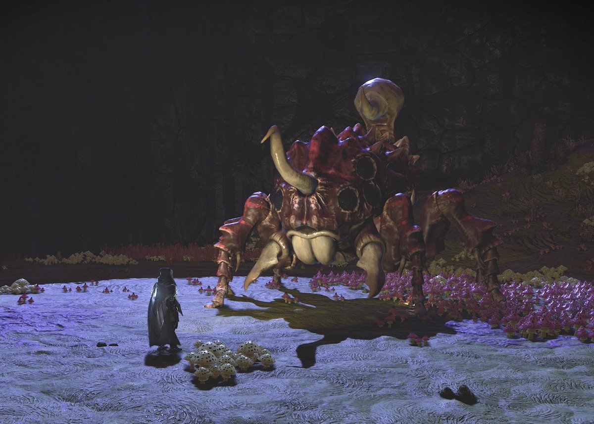 nomadxplores's tweet photo. So, if I let you on my ship.. you promise not to eat me ? 😰 Another companion for the expedition.

#nomanssky #ournmsuniverse https://t.co/vl3URgmJO9