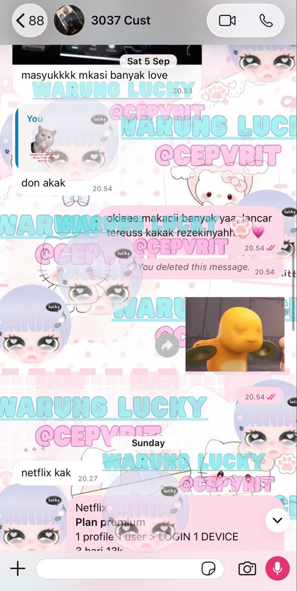 cepvrit's tweet photo. ꉂ ᳐˶ᵒ ᵕ ˂˶ ᳐ฅ testi: https://t.co/MD7X4eoM0y
yeyyy awet netplong ku sampai durasi habiss🧚🏻‍♀️💖😆🫰🏻 https://t.co/96kkEFo7L8