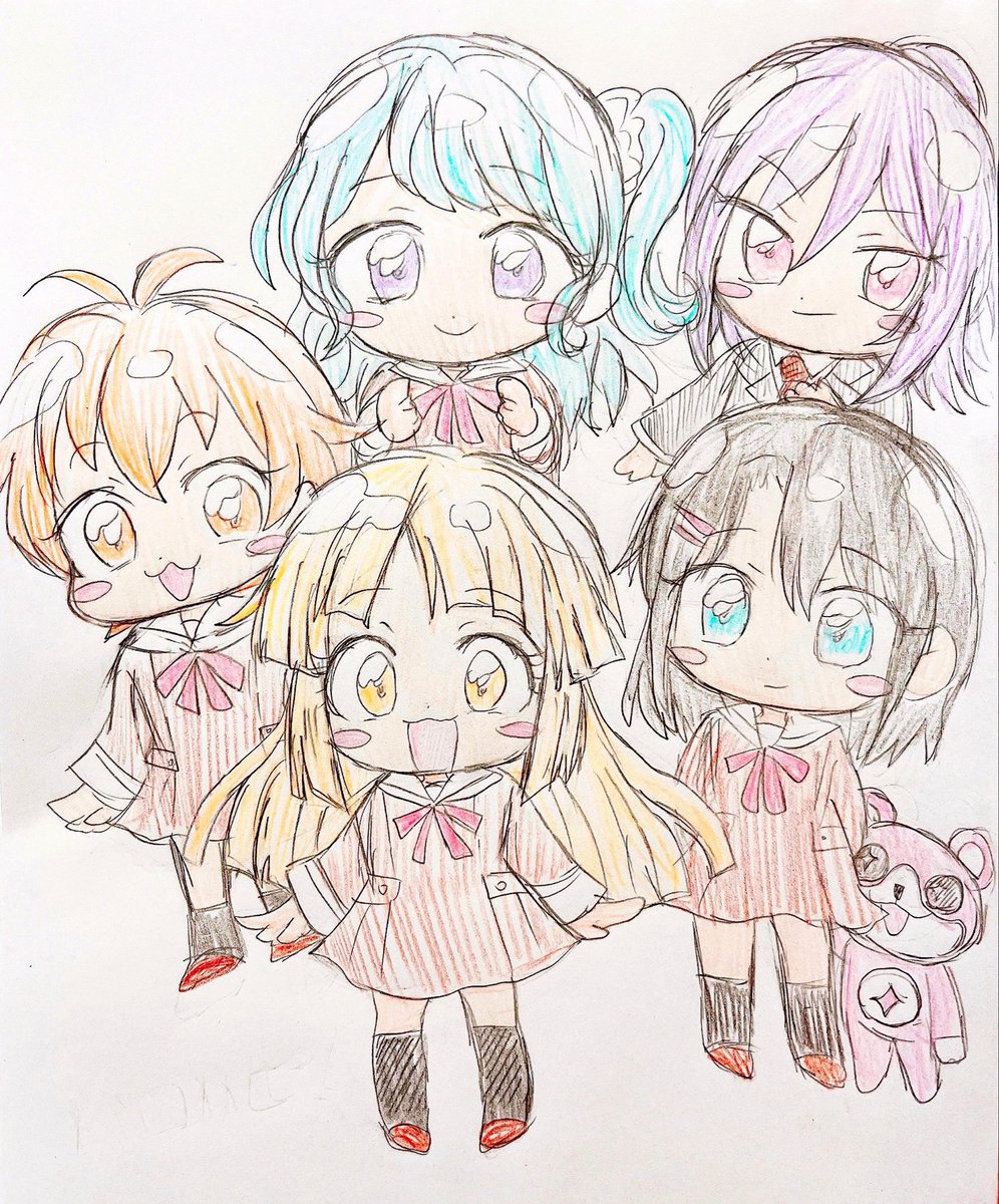 usamura_375's tweet photo. らくがき ハロハピ https://t.co/kmlY5Yyano