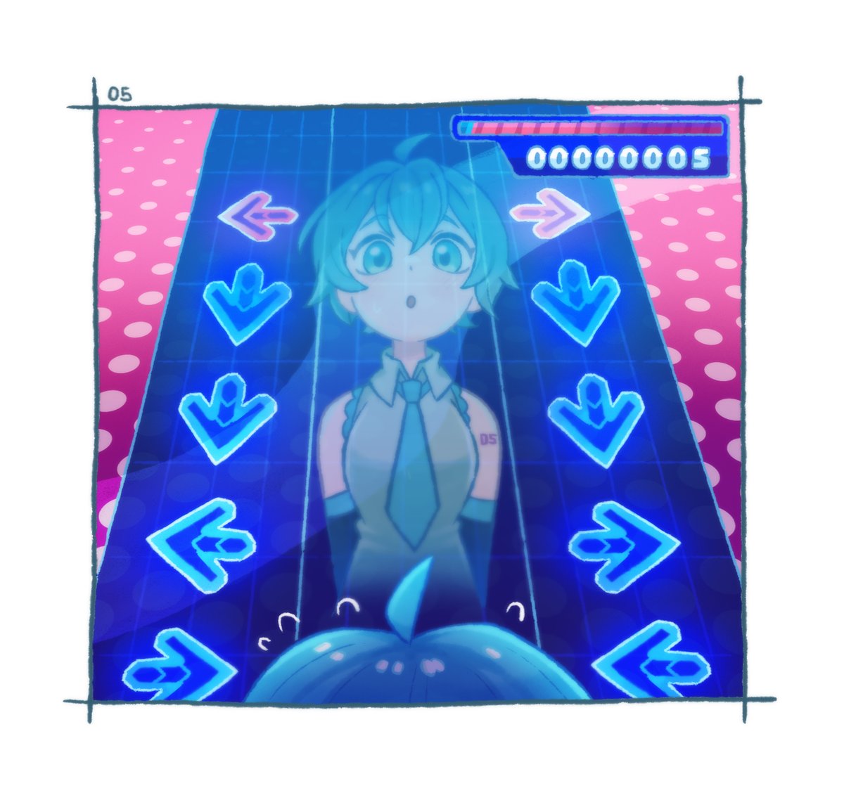 Doodlelot's tweet photo. 05 #Mikutober2026 https://t.co/qppqJMNADf