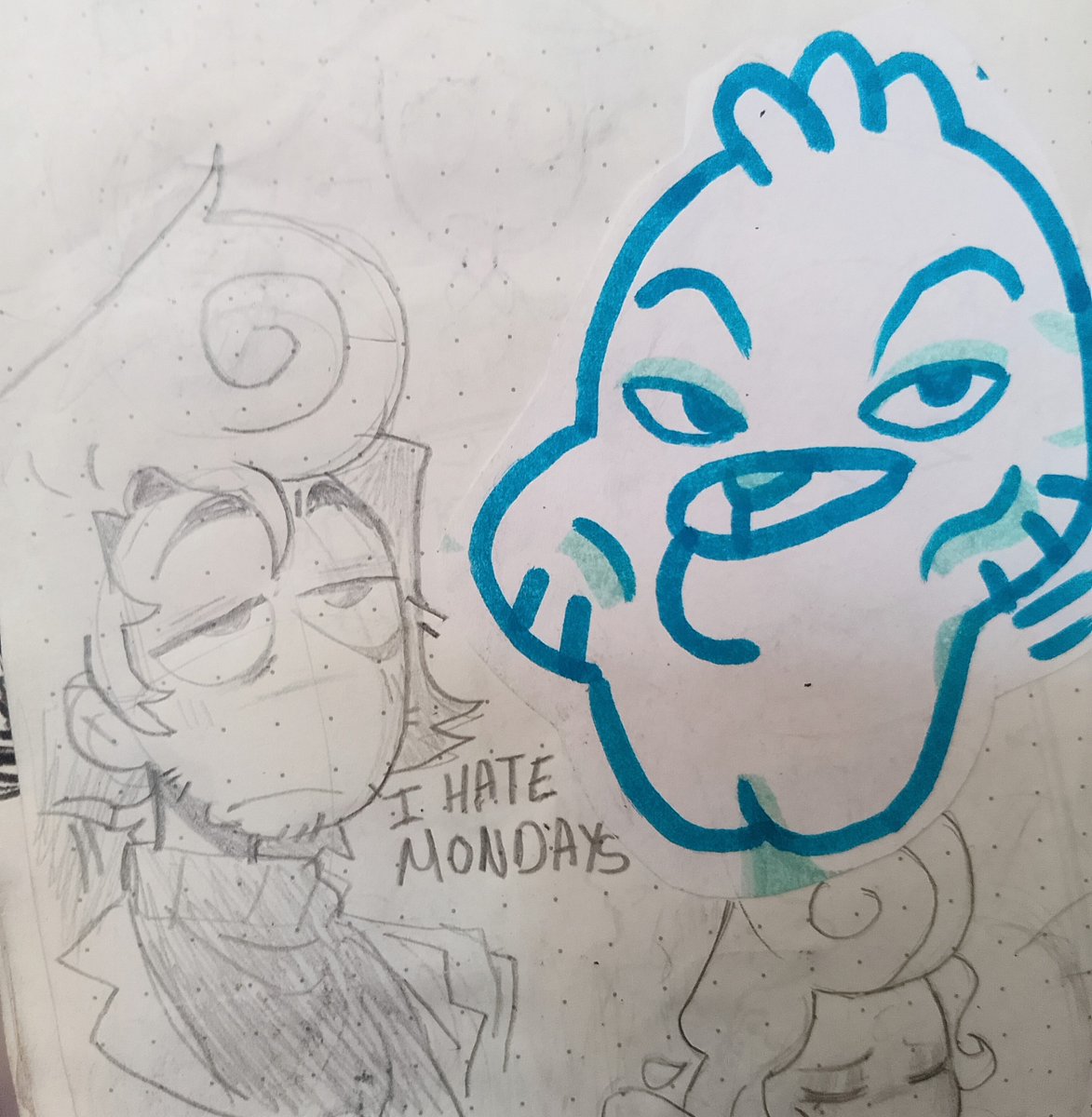 Hey_Yaya_Boo's tweet photo. #whtwt sketch entre clases de #RF #Rainbowfactorywally #Rfwally #rfwalden https://t.co/aV5NdfBBRP