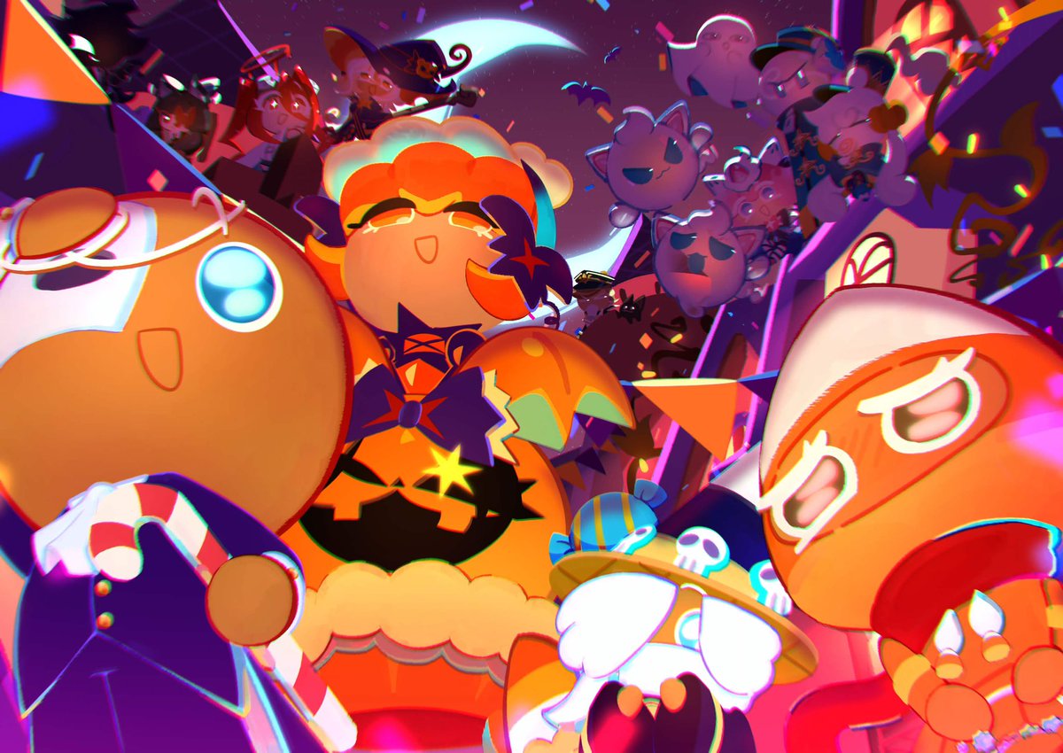 Mika__Offical's tweet photo. #Happycookieween26!!
My dear submission to the contest

Two versions!! 6 Days of work GULP but hey it’s done!! 🥹🥹❤️ https://t.co/5Rm1d0n065