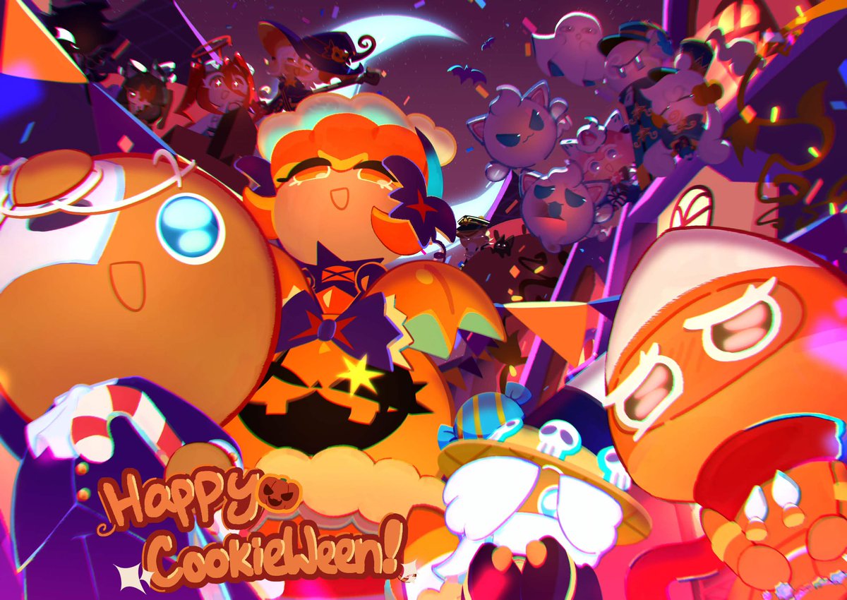 Mika__Offical's tweet photo. #Happycookieween26!!
My dear submission to the contest

Two versions!! 6 Days of work GULP but hey it’s done!! 🥹🥹❤️ https://t.co/5Rm1d0n065