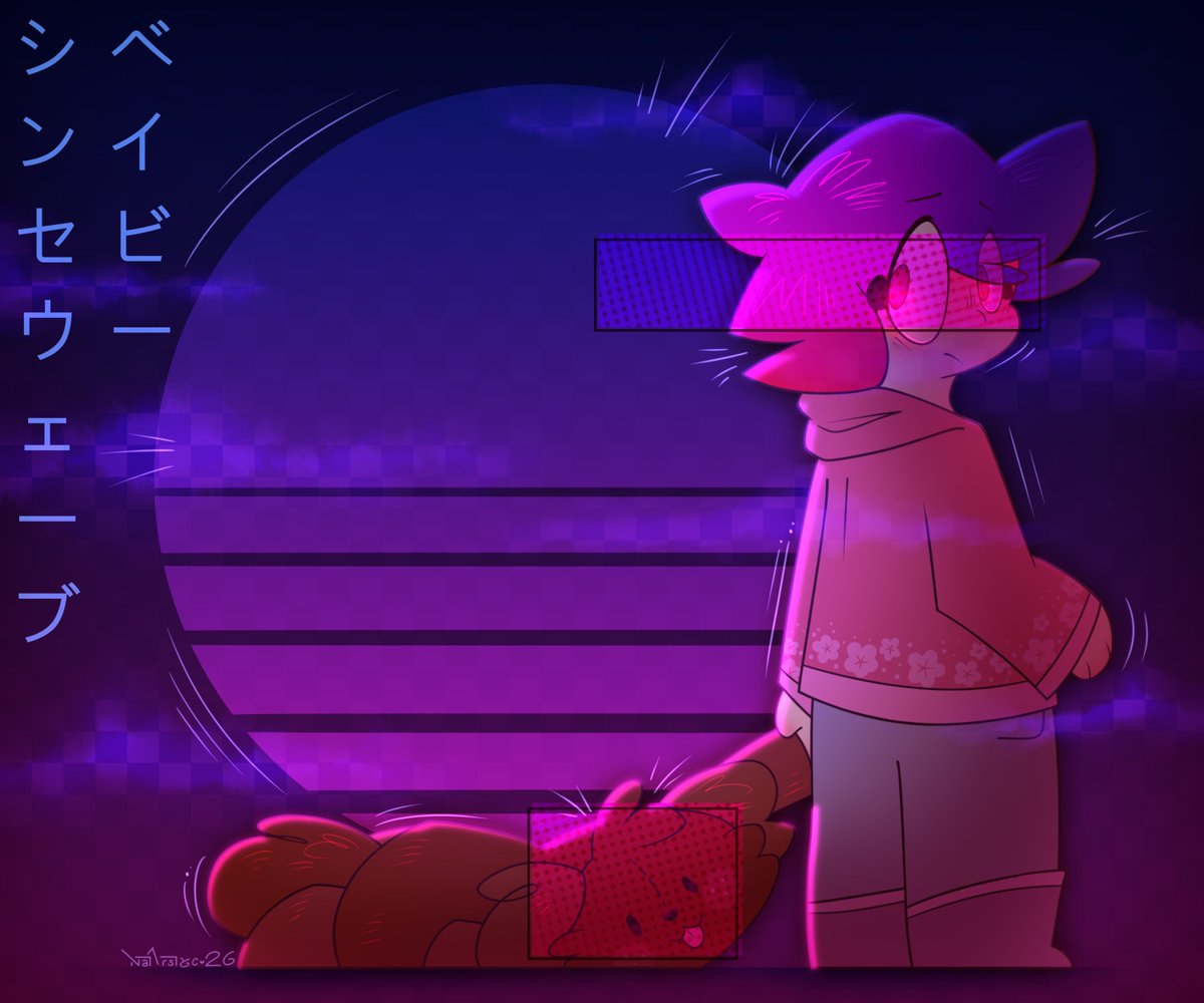 NatArstyc's tweet photo. Stream is over!

It was about 4hrs long and I really enjoyed it :3
Thanks too to ones who stopped by to talk <3

This is the art of stream:

#art #OC #fanart #synthwave #fabulousbeast #youshouyan https://t.co/xDD4LD7lmm