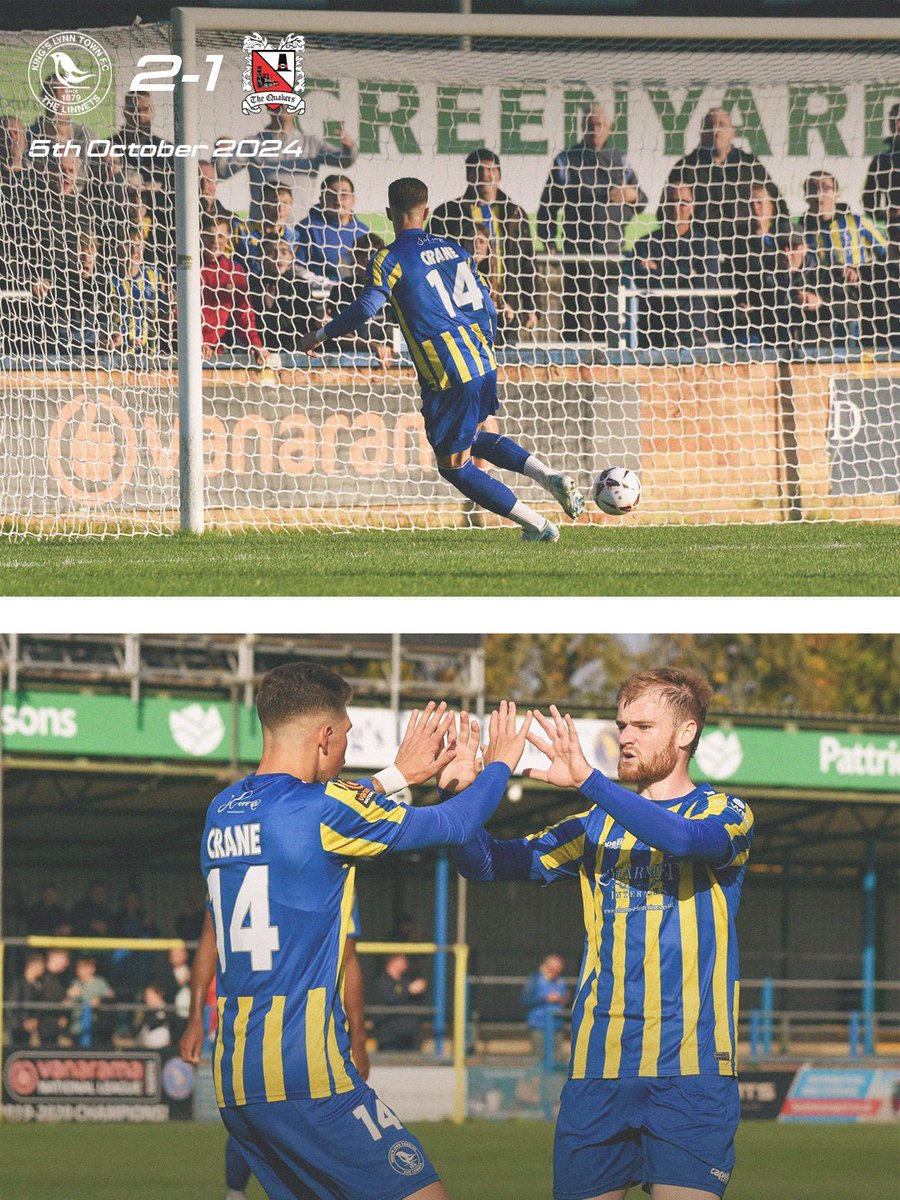 officialKLtown's tweet photo. 🗓️ OTD in 2024

Ross Crane and Tommy Hughes secured a vital comeback win two years ago today 📸

#WeAreLynn https://t.co/kIo7IEQ6ut