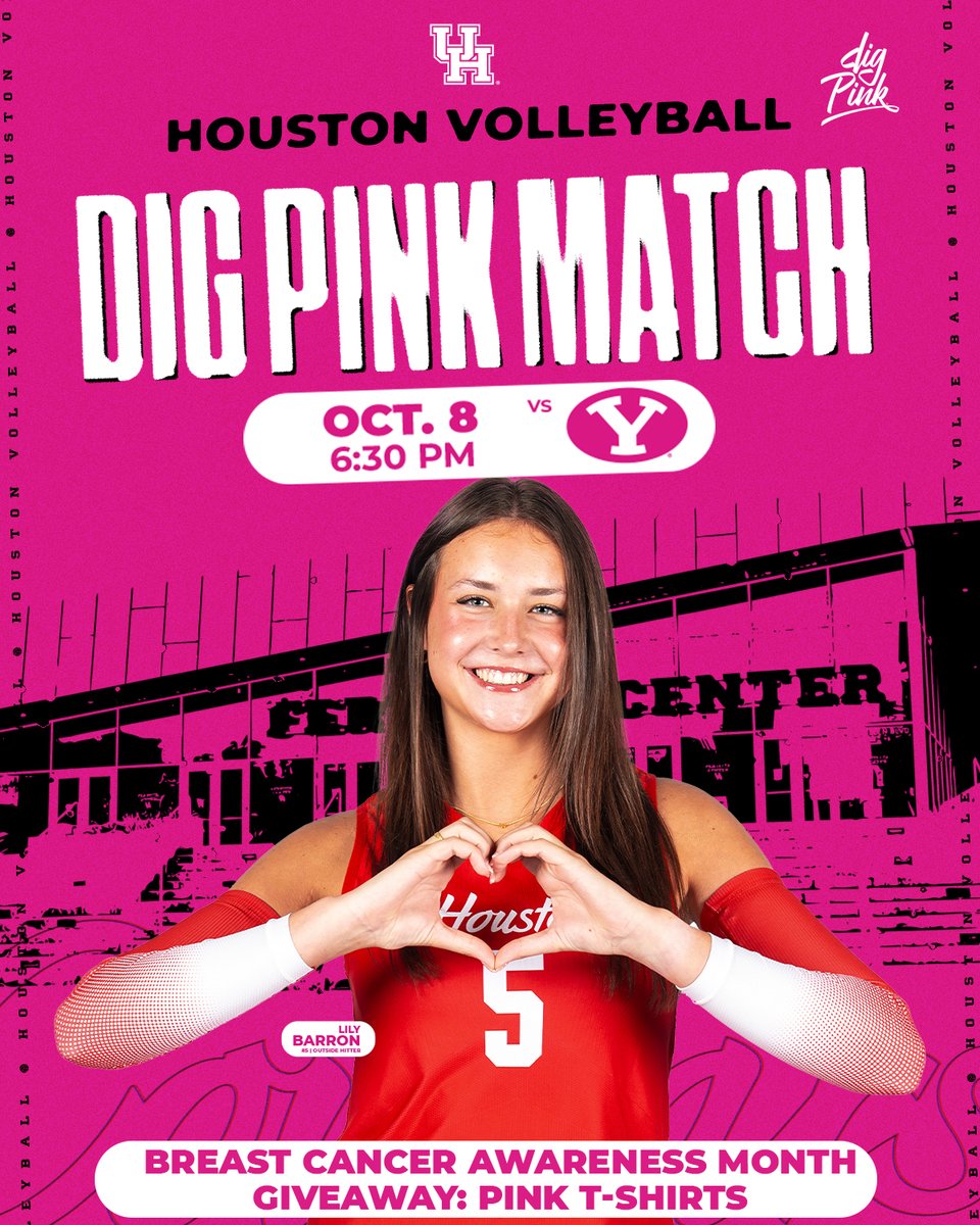 UHCougarVB's tweet photo. On Thursdays we wear pink!

Donate to breast cancer research:
https://t.co/ibKW5QDELL https://t.co/zmDFKN7Gt5