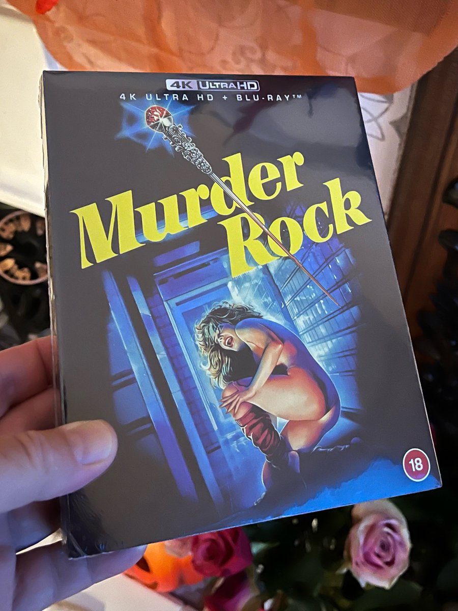 amesmonde's tweet photo. Here’s @88_Films’ #MurderRock for those who like to see how these releases actually look in hand,

Yes, I’ve always been a physical media fan, in case you were wondering! 😁 📼 📀

#PhysicalMedia #88Films https://t.co/tbo7etSBKc
