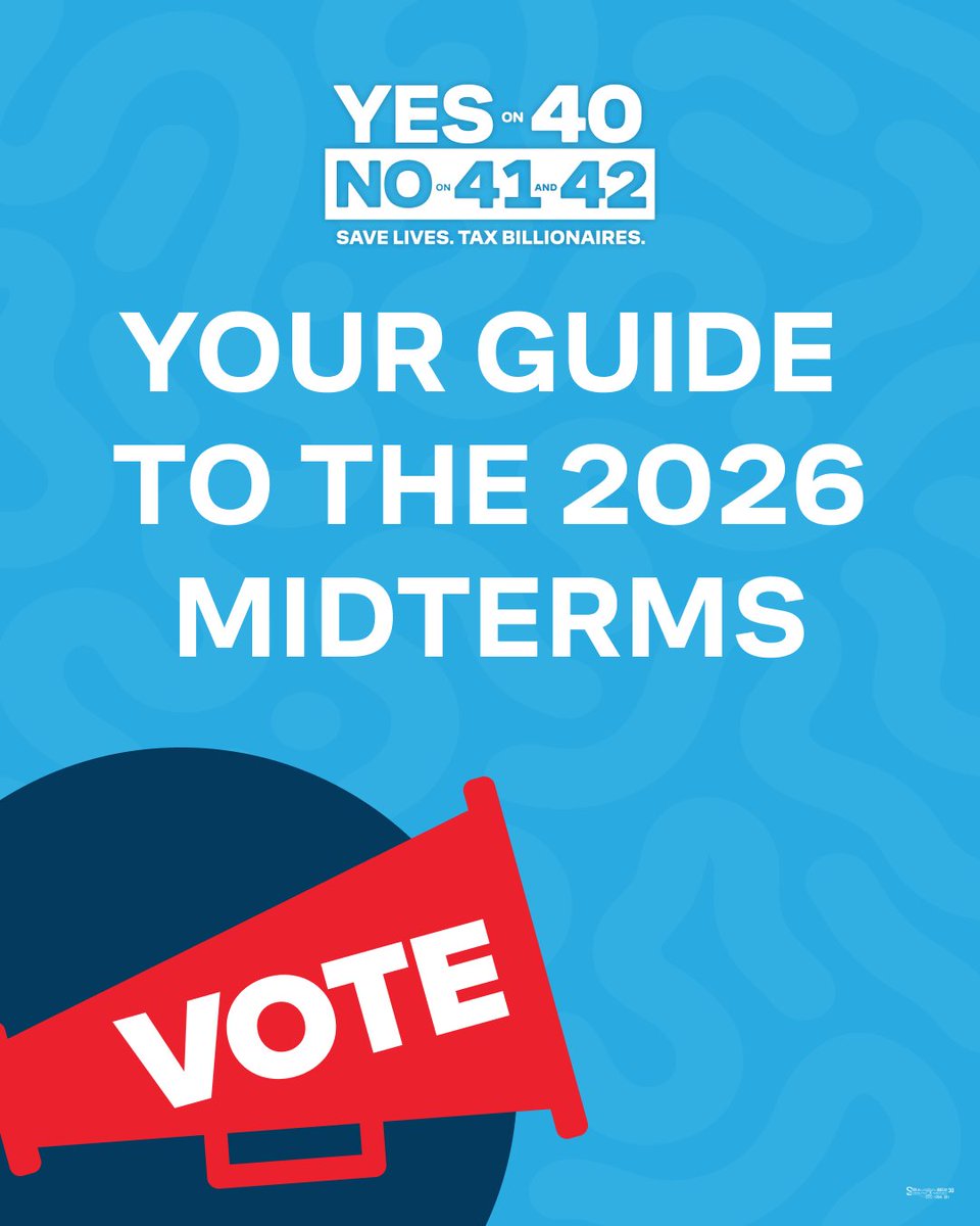 BillionTaxNow's tweet photo. Get ready for the 2026 midterms with our voter guide 🗳️! Go to https://t.co/h29eItafnm for more info and have a voting plan since early voting starts today. 1/2 https://t.co/GJNlMr5L9I