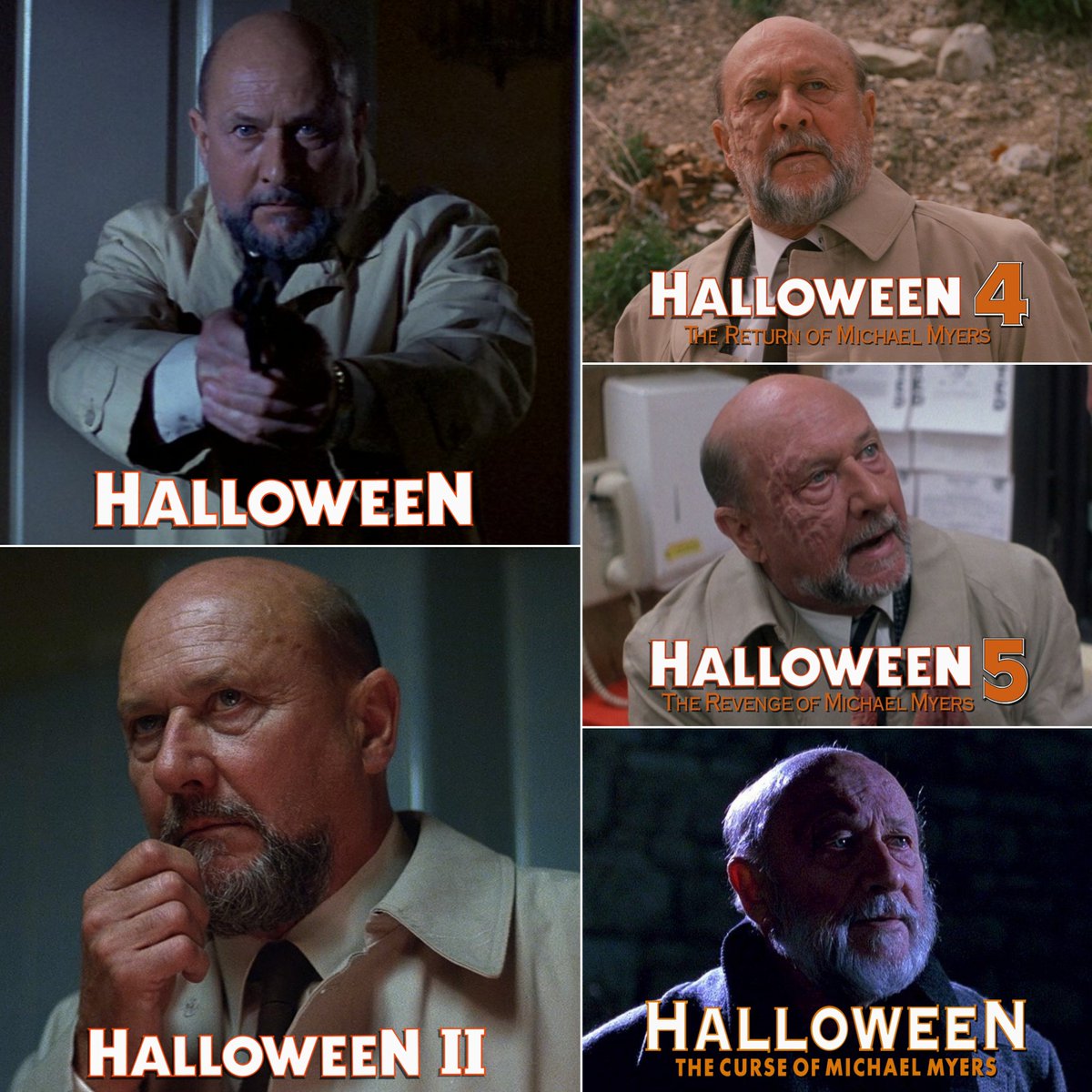 Snakee2000's tweet photo. Remembering the late Donald Pleasence on his birthday today 🧡 https://t.co/c9wN3jVGhi