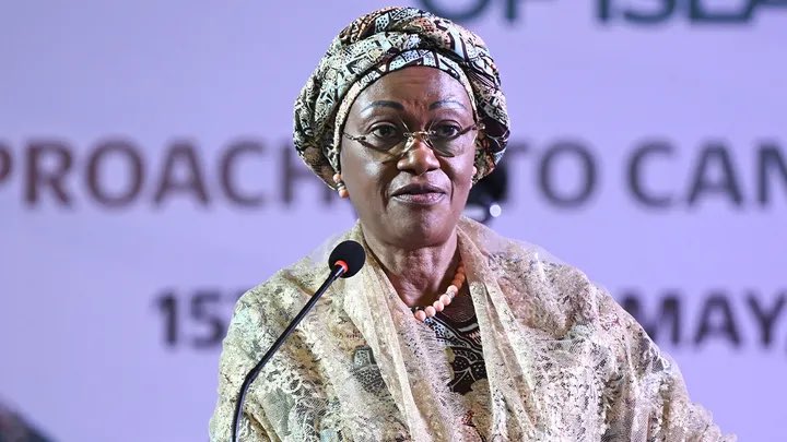 instablog9ja's tweet photo. “Nigeria’s Economy Is Stabilising, Inflation Is Declining.” — First Lady Remi Tinubu https://t.co/KC3cugGvxE