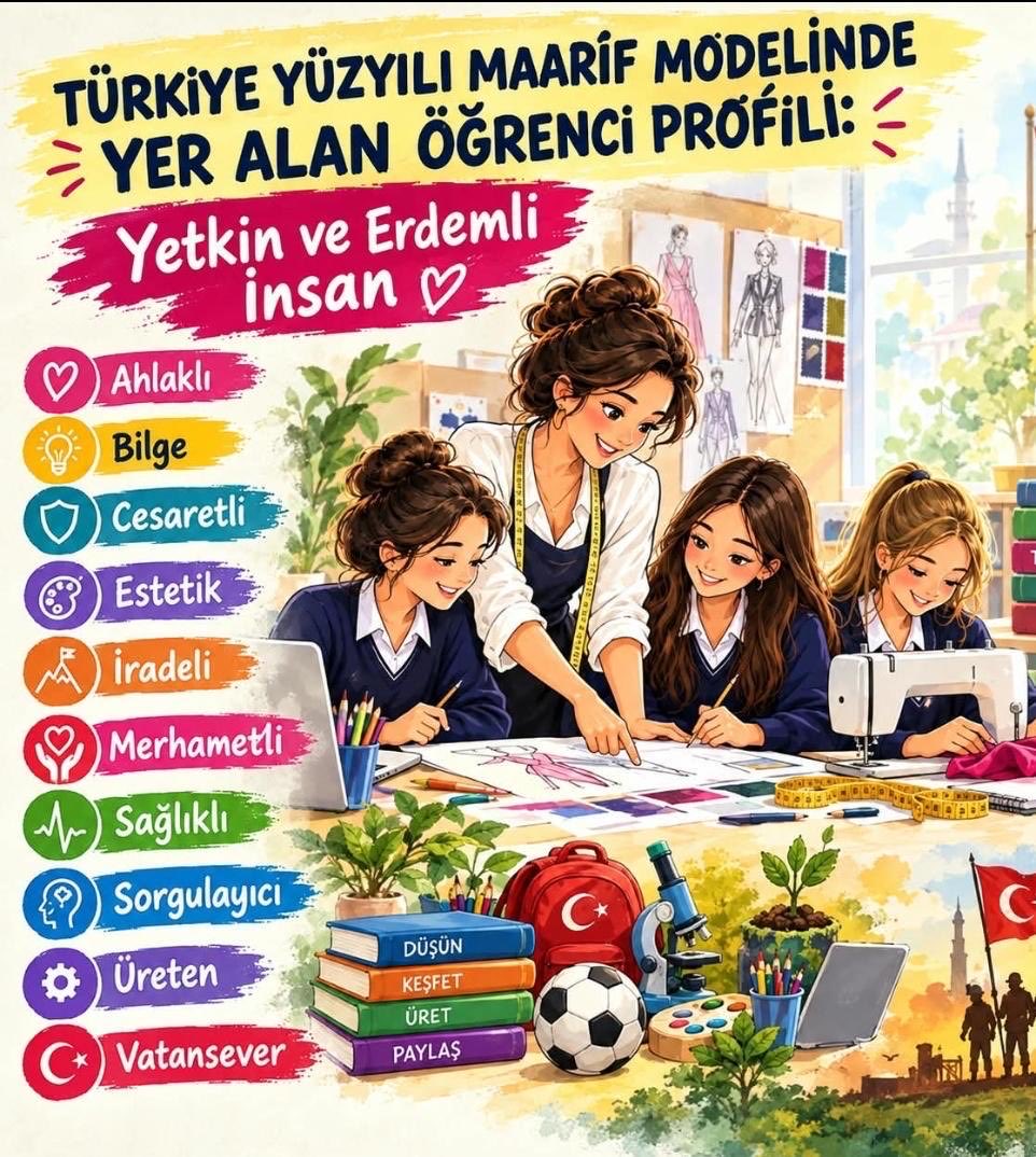 tsknmlk's tweet photo. Geleceğin İhracat Yıldızları Atölyelerde Yetişiyor
Türkiye’nin lokomotif sektörlerinden olan hazirgiymde nitelikli iş gücü, kaliteli bir mesleki eğitimle mümkündür. Türkiye Yüzyılı Maarif Modeli hedefleri doğrultusunda genç yetenekleri yetiştirmek için #Akademiye300giyimöğretmeni https://t.co/F9moyzwtAS