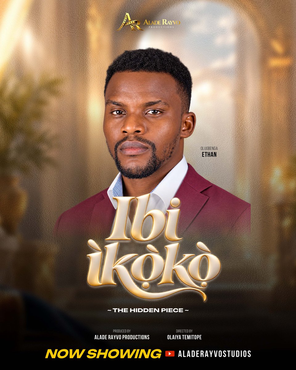 aladerayvoprod's tweet photo. Happy New week, great people!
IBI IKOKO (THE HIDDEN PIECE) is NOW showing on ALADE RAYVO STUDIOS on YouTube.💃

Your new week isn’t complete without this beautiful movie!🔥

Executive producer: @Aladerayvostudios
#Naijaentertainment #Nollywood #fyp #viralpost https://t.co/cspKJ6PKfQ