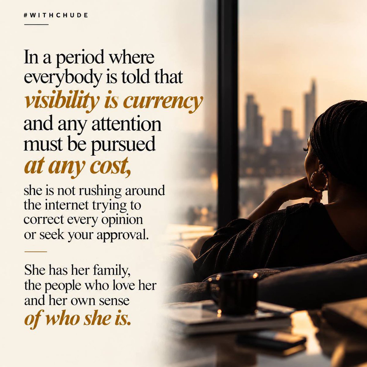 Chude's tweet photo. She doesn’t know Peller. She doesn’t agree with Big Brother. Nomy chose to tell her story on one show: mine. She reminded me that we remain worthy of love, even when rejected. Read full piece on Substack: https://t.co/xo1cGnNoox https://t.co/NXH3Myxztg