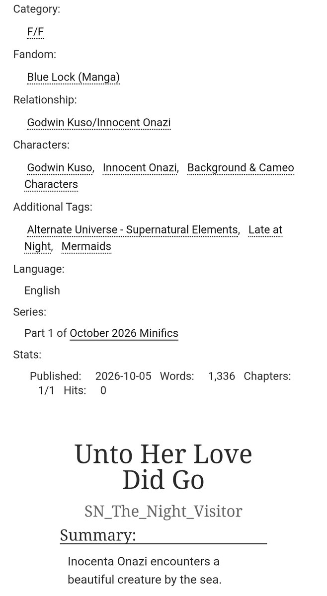 S3nchand's tweet photo. THE FIRST MINIFIC OF OCTOBER IS HERE YIPPIE!!!! This was supposed to be a threadfic but it got way too long so here it is

🔗: https://t.co/iwzhcKWPPz

#femlock #kusonazi #godwinkuso #innocentonazi https://t.co/DFxAPiOSOt