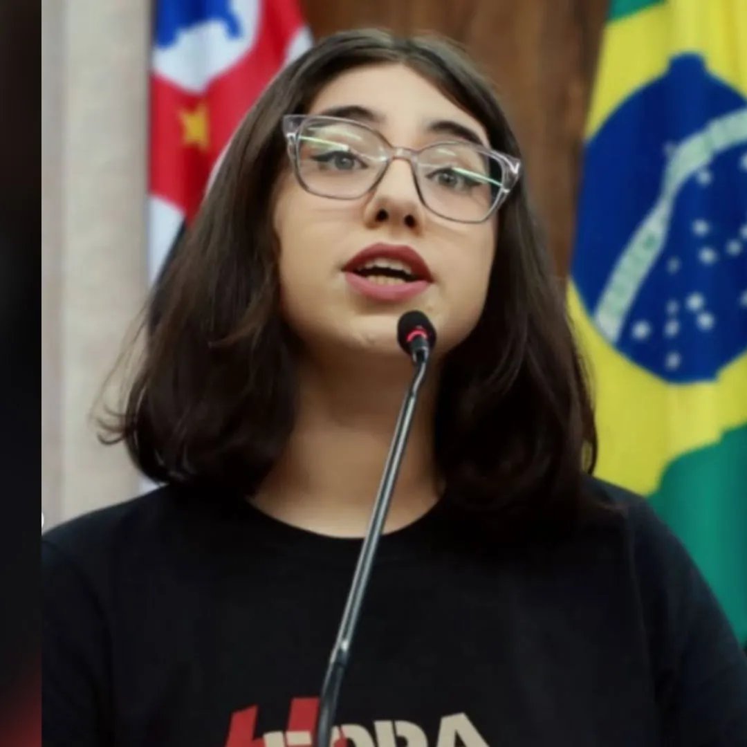poptime's tweet photo. Eduarda Campopiano (PL), eleita deputada estadual por São Paulo com 1.9 MILHÃO de votos, não apresentou NENHUMA proposta para seu mandato de 4 anos. https://t.co/qDPJQvH1qm