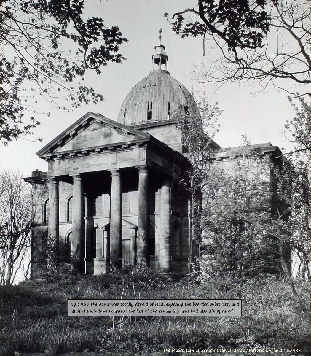 Novocastria2020's tweet photo. By the 1940s Seaton Delaval Mausoleum was in a state of terminal decline following a series of lead thefts from the roof and miscellaneous acts of vandalism.
#SeatonDelaval #NationalTrust #Mausoleum https://t.co/l6RJpfye2t