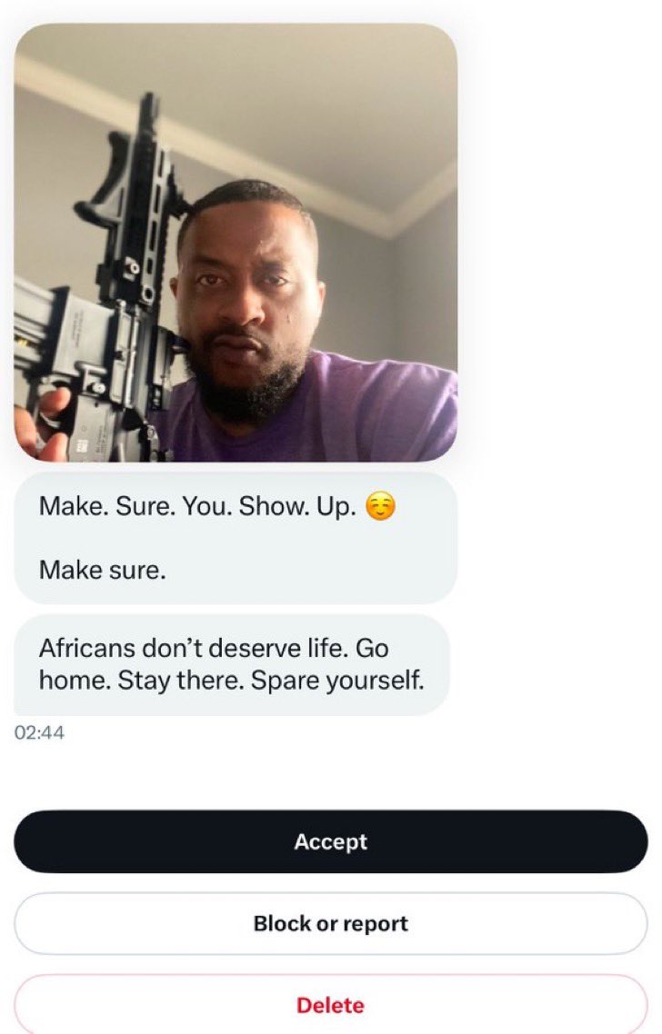 turntbatch's tweet photo. Why are Black Americans so evil that they want the death and rape of a whole continent of Black people?? 🌚🥺

https://t.co/iTv09GKSzl