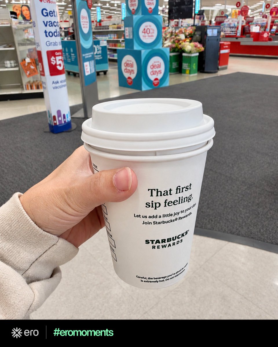 earnos_io's tweet photo. This week’s top ero moments are looking delicious. 🍕 From cheesy pizza to McDonald's and coffee runs, here are some of our favorite ways you spent your ero rewards this week.

What did you spend yours on? Send us a photo of your ero moment and ero username to #eromoments for a chance to be featured and earn a bonus!

Be you. Earn rewards. Everyone wins. 🙌