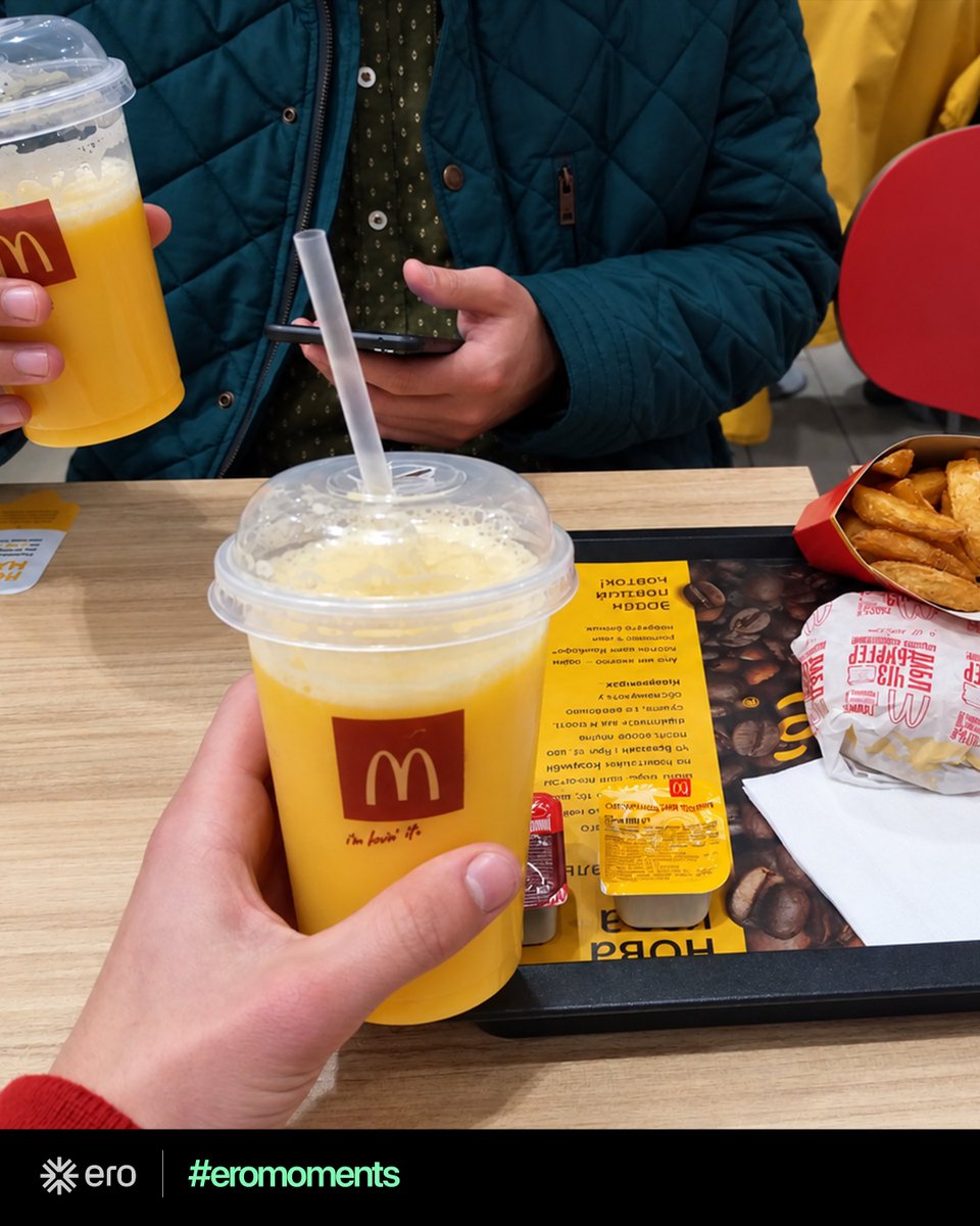 earnos_io's tweet photo. This week’s top ero moments are looking delicious. 🍕 From cheesy pizza to McDonald's and coffee runs, here are some of our favorite ways you spent your ero rewards this week.

What did you spend yours on? Send us a photo of your ero moment and ero username to #eromoments for a chance to be featured and earn a bonus!

Be you. Earn rewards. Everyone wins. 🙌