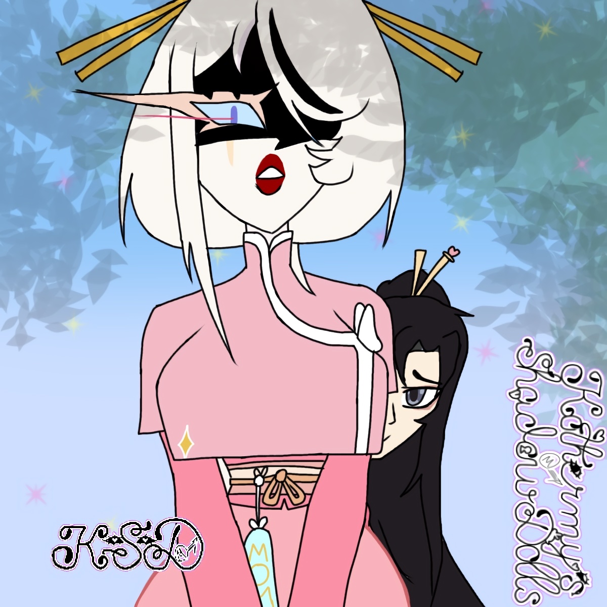 KothAndShadows's tweet photo. Cosita extra de este rol jsjs #Oc #Hellaverse #HazbinHotel #GMCD #MoDaoZuShi #Weiying https://t.co/TSORpIw7dX