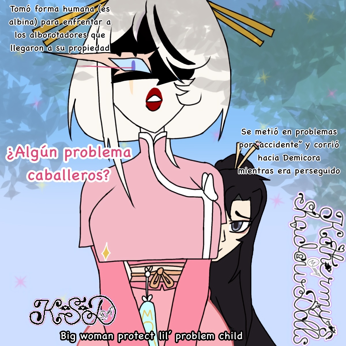 KothAndShadows's tweet photo. Cosita extra de este rol jsjs #Oc #Hellaverse #HazbinHotel #GMCD #MoDaoZuShi #Weiying https://t.co/TSORpIw7dX