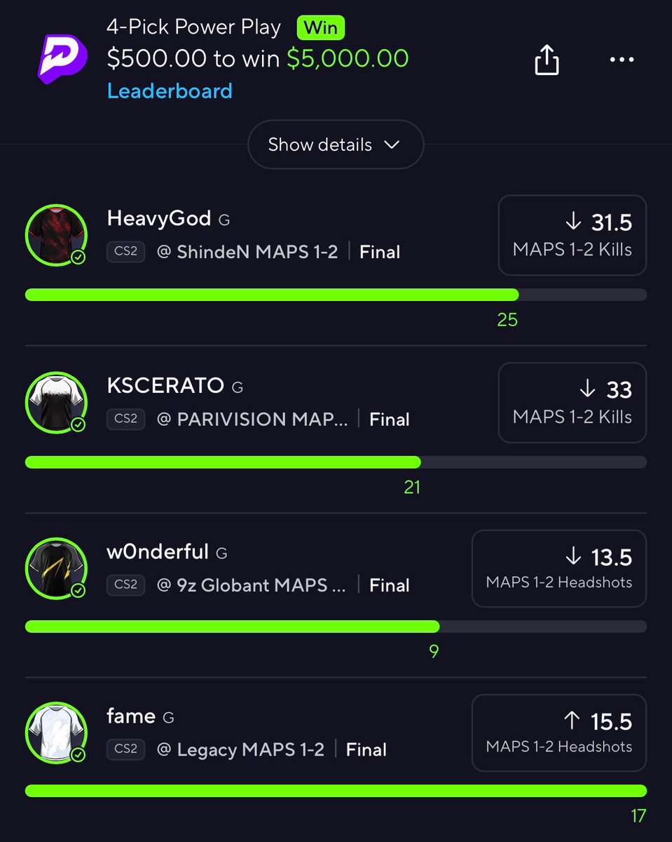ProkProfits's tweet photo. Easy cash! 🔥

I’ll be doing Esports everyday from here on out🫱🏻‍🫲🏽

Join Premium: https://t.co/c6ZeZxd31L https://t.co/6aud1zdr7i