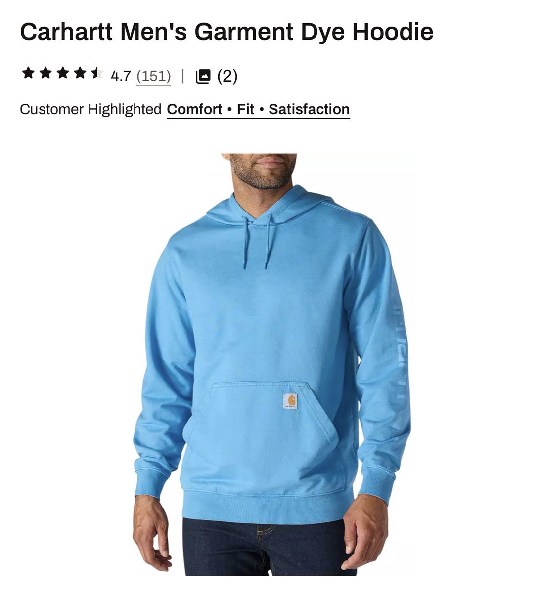 DealsWithJack's tweet photo. 🔥 🔥 Carhartt Hoodie Only $15.97!
Regularly $74.99

https://t.co/pY9V3ZAEhn https://t.co/G8Uabl6rVX