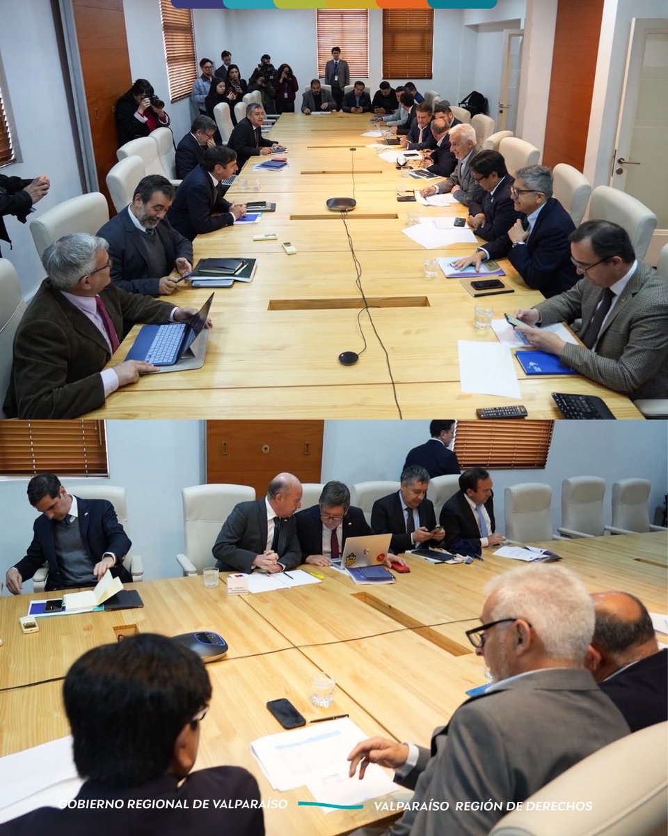 GOREValparaiso's tweet photo. Gobernadores regionales de Chile se reunieron con el ministro de Hacienda y DIPRES para abordar los recursos destinados a las regiones en el marco de la discusión de la Ley de Presupuestos 2027. https://t.co/tbSZ7R8Jro