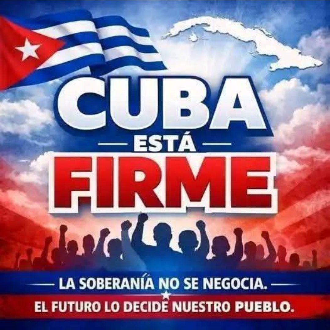 JHGcasanova's tweet photo. ¡Cuba está firme! 🇨🇺 La soberanía no se negocia y el futuro lo decide nuestro pueblo.#LatirAvileño #SinPerderUnDía @DiazCanelB @DrRobertoMOjeda @PartidoPCC @AlfreMene37409 https://t.co/oy2GhIvYNk