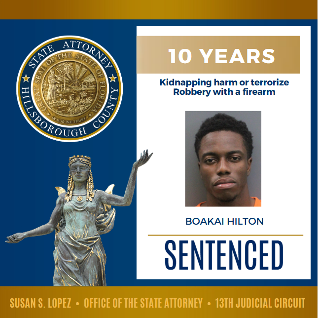 MySportsUpdate's tweet photo. #Seahawks CB Terrion Arnold’s childhood friend Boakai Hilton has pleaded guilty and been sentenced to 10 years in prison for his role in the robbery and kidnapping case.

Hilton pleaded guilty to 3 counts of kidnapping, 3 counts of robbery with a firearm, conspiracy to commit kidnapping and conspiracy to commit robbery with a firearm.

As part of his plea, Hilton is required to testify truthfully in any future proceedings related to the case, including against Arnold. 

Arnold is currently on the NFL's Commissioner's Exempt List.