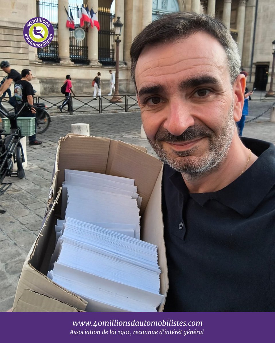 40MA's tweet photo. C'est fait ! ✅

Aujourd'hui, nous avons remis à chaque député notre appel vidéo à voter en faveur de l'abrogation des ZFE le 8 octobre prochain.

Nous diffuserons en masse le détail des votes avec @AlexandreJardin @lesGueuxZFE. https://t.co/2V9xAzqpPZ