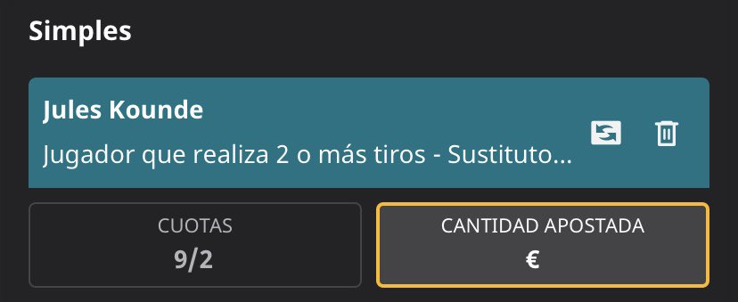 picksonlineprem's tweet photo. Cuota de valor + Funbet ✨🍀

📝 Lateral que todos conocemos, super ofensivo y que siempre sube de extremo en varias ocasiones cada partido.

Hay un dato que me gusta mucho; además de que Kounde suela rematar de vez en cuando, Belgica suele recibir remates de los LD contrarios 🔥 https://t.co/8TymLMwe1C