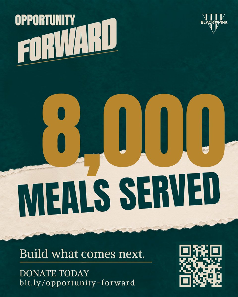 BLACKandPINKorg's tweet photo. 5 residents housed.
12 young people supported into employment.
17 emergency hotel stays.
8,000+ meals served.

Behind every number is a person who needed somewhere to turn.

Help us keep building what comes next through #OpportunityForward: https://t.co/K96jISpeXz https://t.co/ZnYM4vHT0O