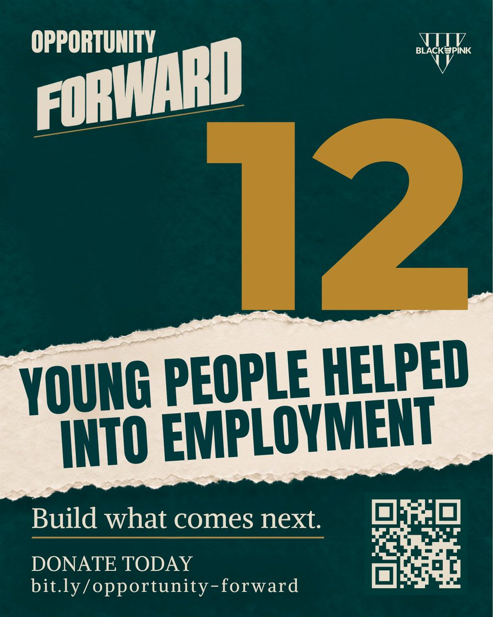 BLACKandPINKorg's tweet photo. 5 residents housed.
12 young people supported into employment.
17 emergency hotel stays.
8,000+ meals served.

Behind every number is a person who needed somewhere to turn.

Help us keep building what comes next through #OpportunityForward: https://t.co/K96jISpeXz https://t.co/ZnYM4vHT0O