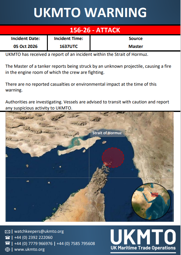 UKMTO WARNING 156-26