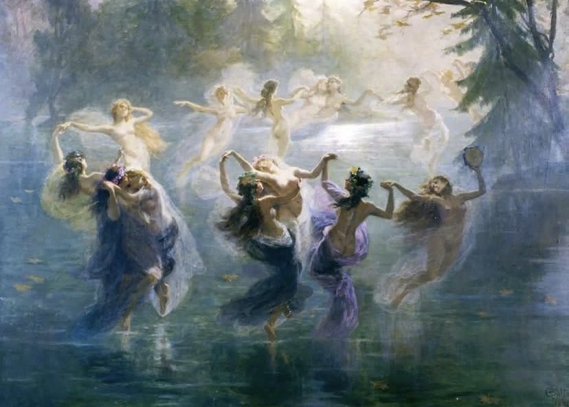 _ArtMuseum's tweet photo. The Fairies, by Giuliano Bartolomeo (1906) https://t.co/CCfdQcVS6P
