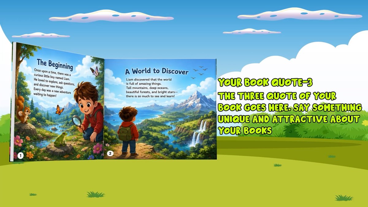 Mezan_GQ's tweet photo. 🎬looking for Children’s Book Trailer kids book promo video?

Professional quality • Fast delivery • Top-notch results
More Info &amp; Order⤵
https://t.co/pI3iDrVeDc

✨1920x1080px HD
📱Social Reels Size
🎵Royalty-Free Music
🔄Quick Revisions
🤝Lifetime Support
✅100% Satisfaction https://t.co/XsxUl5gtDJ