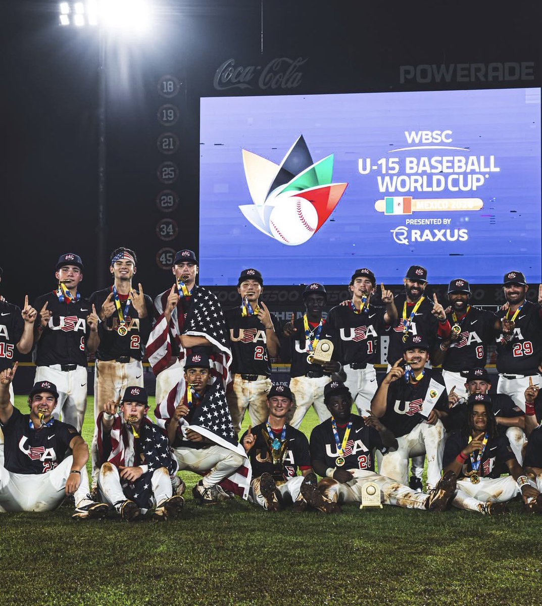sw99n9y's tweet photo. It’s been a pleasure @USABaseball 🫡🇺🇸. Mountain climbed. 
@sfhsathletics 
@USAPrimeNat 
@USABaseball15U https://t.co/ZxF5PlAABI