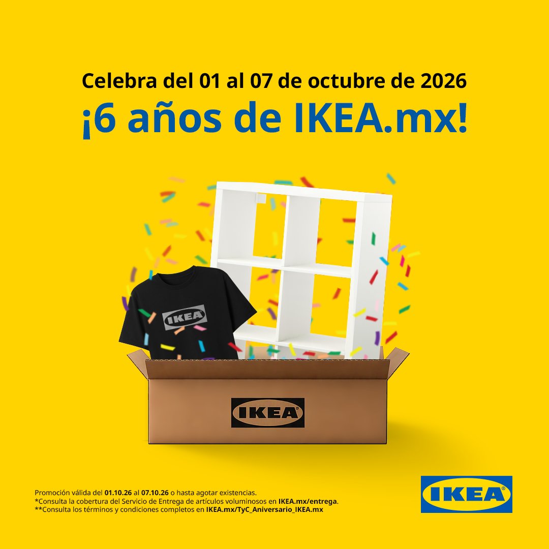 mx_ikea's tweet photo. Estas son las mañanitas más cómodas que tendrás. Aprovecha nuestra promoción de cumpleaños y estrena un sillón cama con 50% de descuento en envíos de voluminosos en compras mínimas de $10 000 MXN. https://t.co/Al4RW2O9Lm https://t.co/jIeWOzSclU