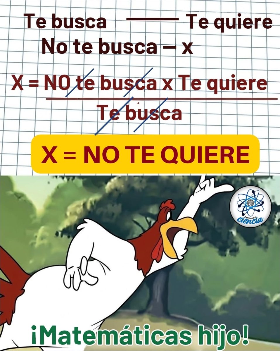 EnsedeCiencia's tweet photo. Las matemáticas no mienten. https://t.co/di3UGQX2q1