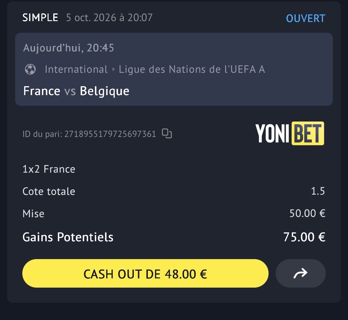 Bane_Prono's tweet photo. La Ligue des Ombres a choisi son camp ce soir. 🇫🇷🥷
#TeamParieur https://t.co/o8D808nAlD