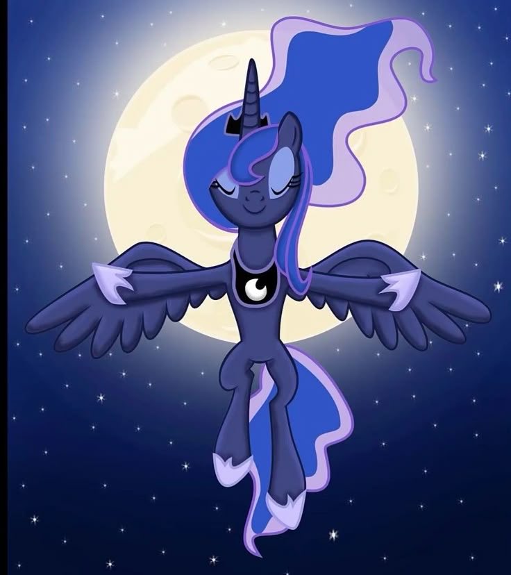 LunaMoon0v's tweet photo. *After a successful attempt at regaining control of her body, princess Luna returns to the moon back to its original state draining ALL of her magic to restore Equestria. nightmare moons terror is over~* https://t.co/Az4rGQPzgP