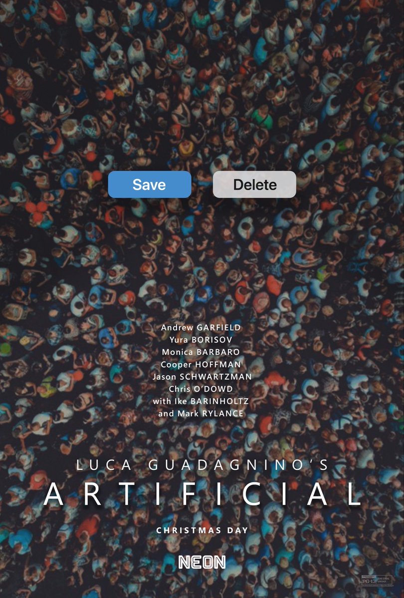 FilmUpdates's tweet photo. New poster for Luca Guadagnino’s ‘ARTIFICIAL’

Starring Andrew Garfield, Yuri Borisov and Monica Barbaro. https://t.co/nddKvrD53E