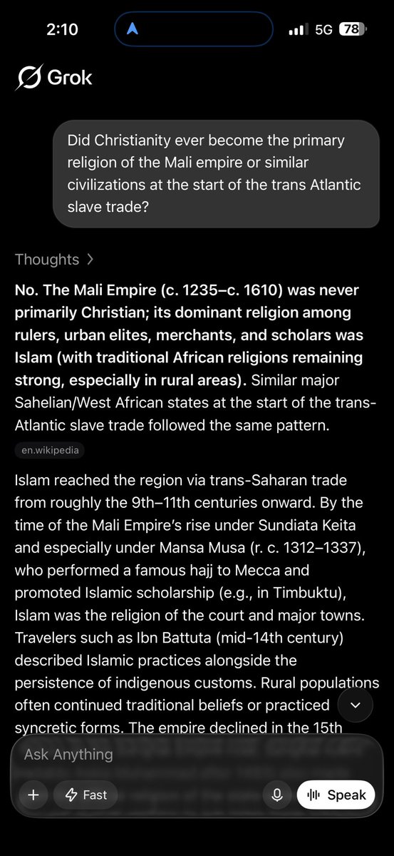ExcelsiorWasp's tweet photo. @Lamine_Era @cicilia_dunia Actually that was Islam, you know nothing of your own history https://t.co/4uaAxmANxG